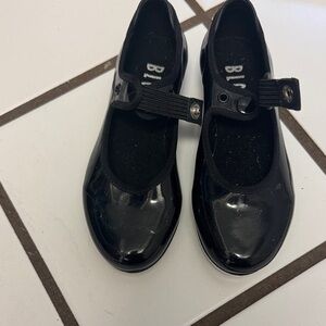 Bloch Glossy Black Girls Tap Shoes